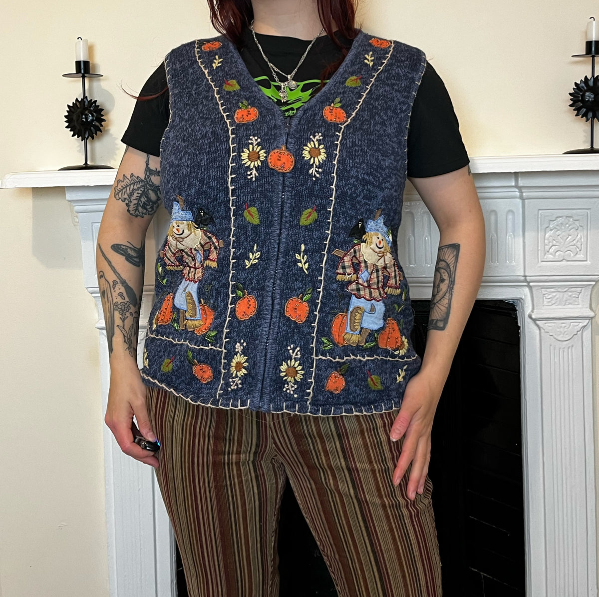 Happy Harvest Sweater Vest M