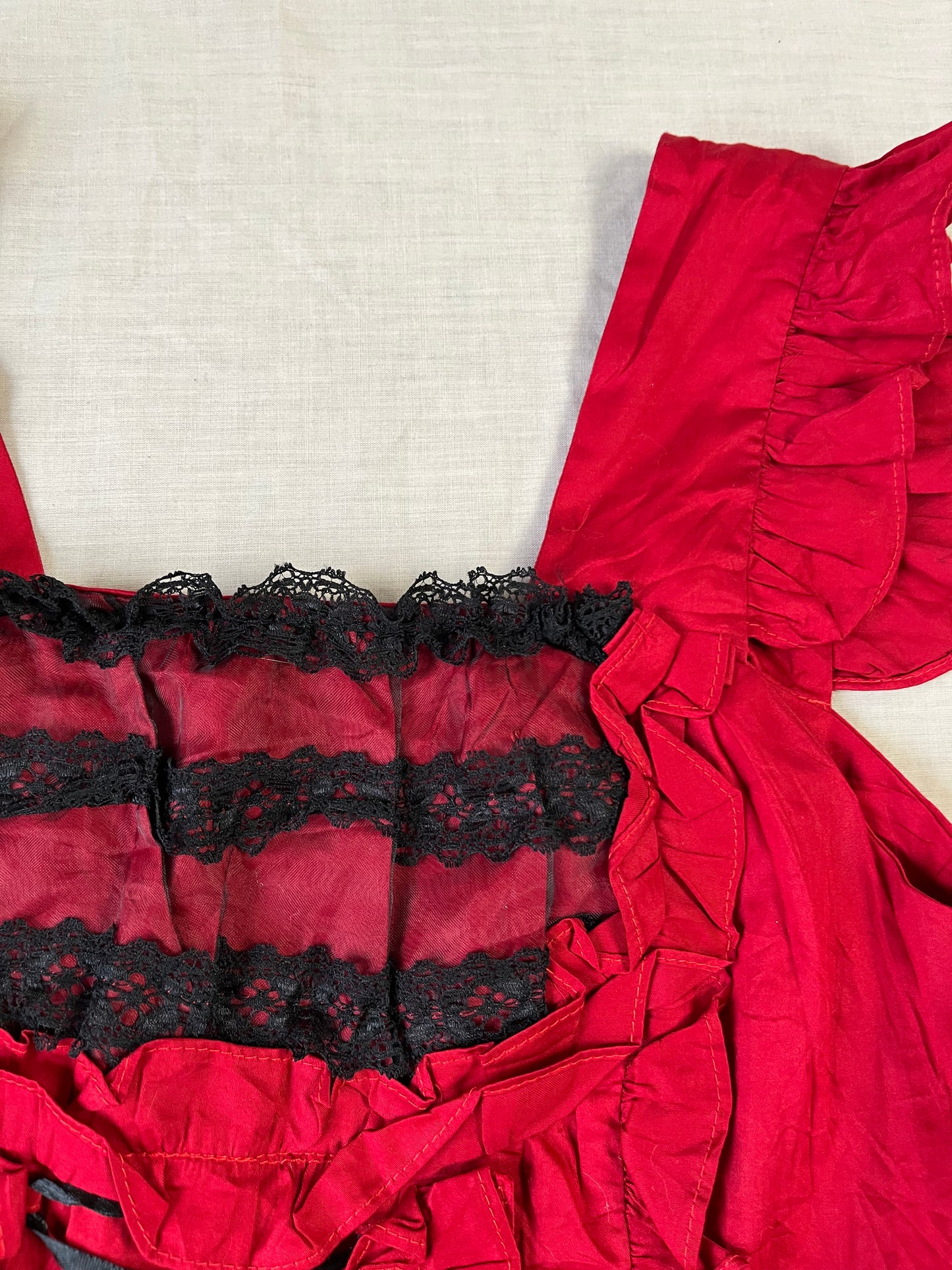 Red Gothic Dress UK 8-10
