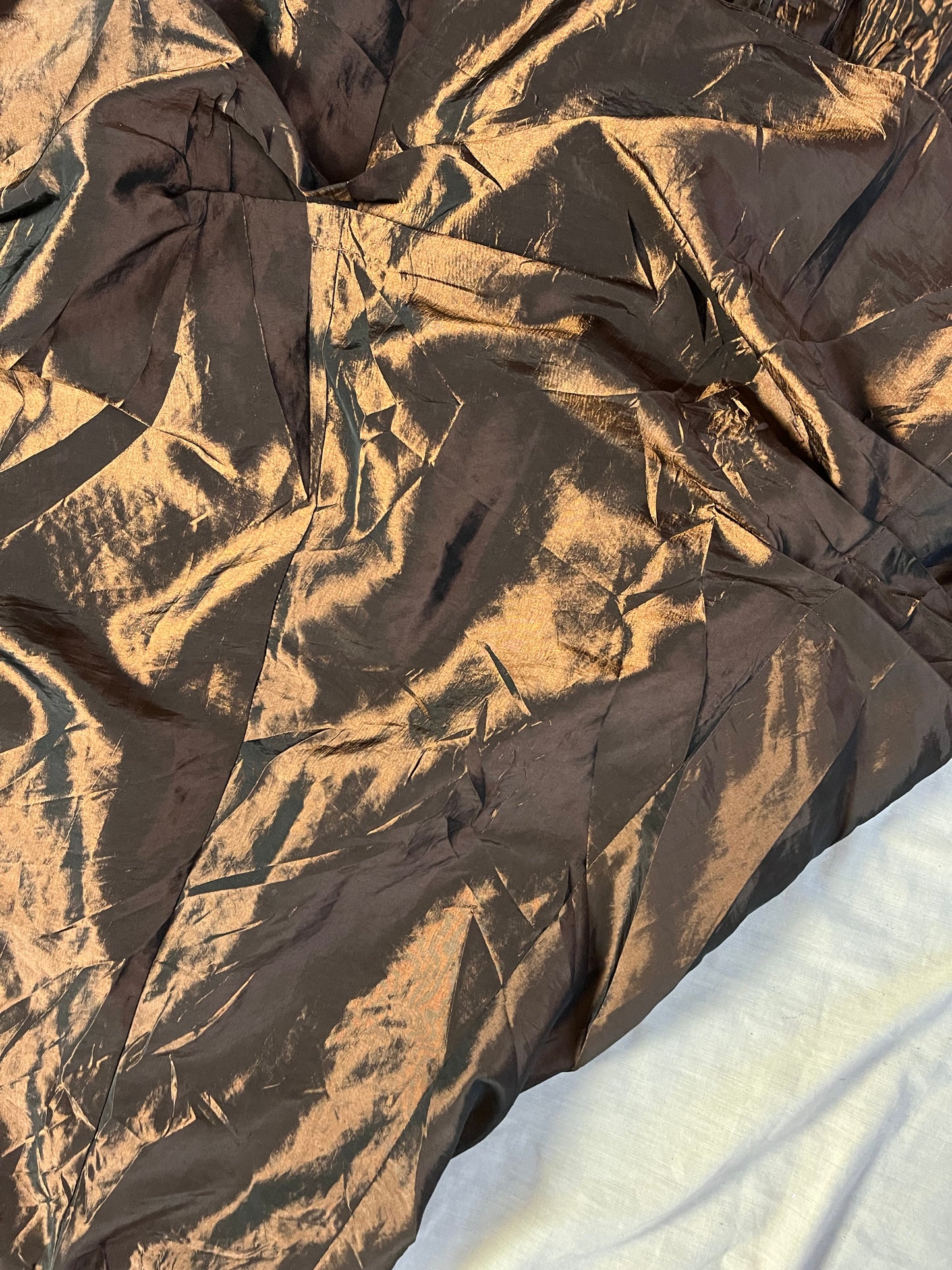 1990s Brown Prom/Evening Dress - UK 8-10