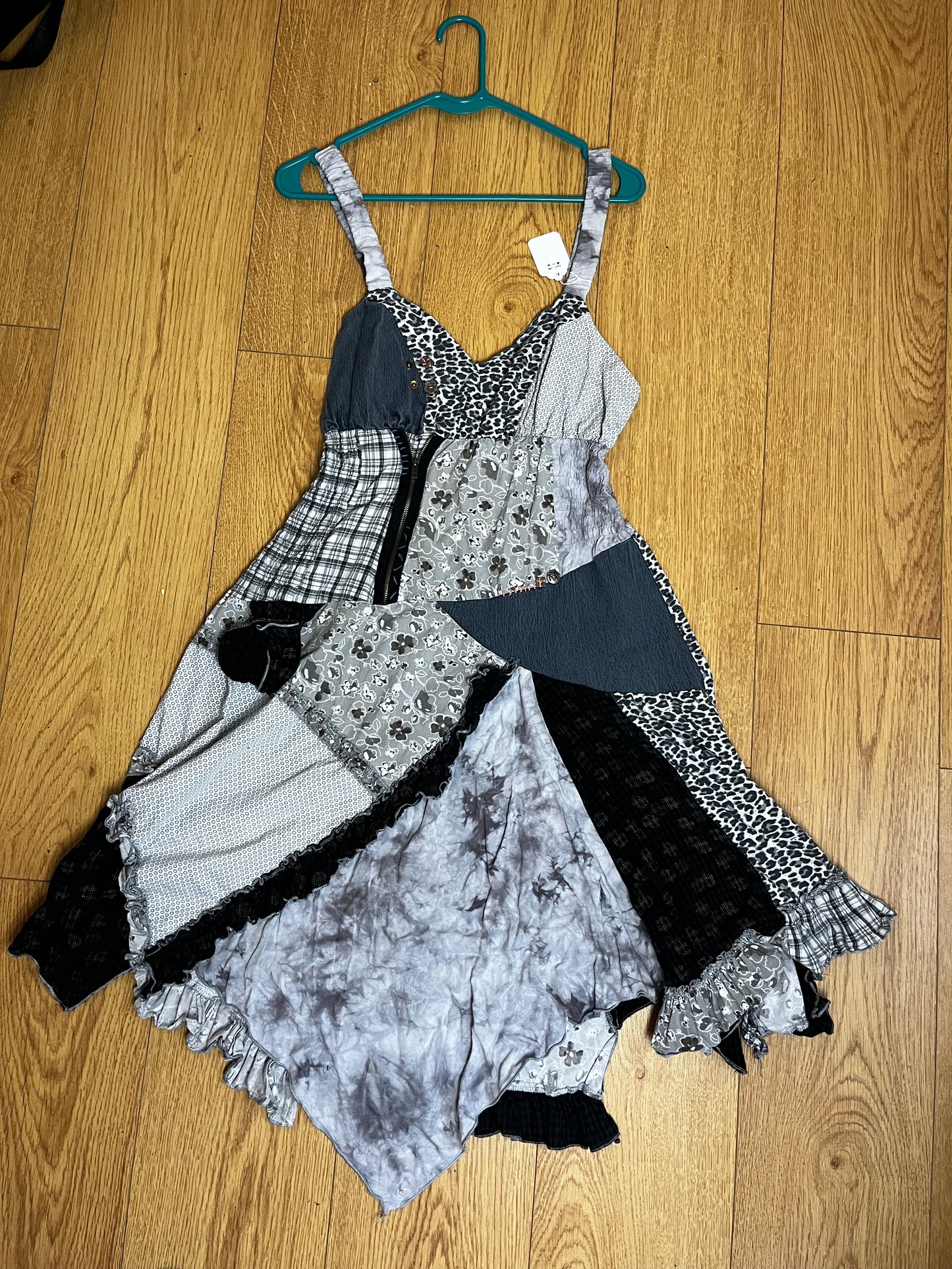 1990s Patchwork Dress UK 8-10