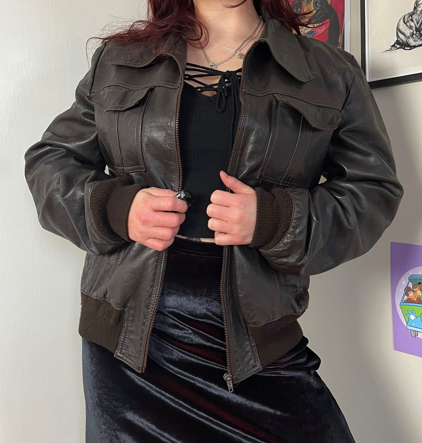 Valerie Leather Jacket M/L