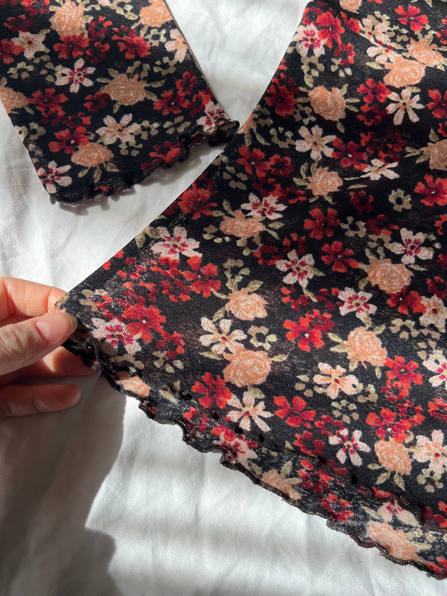 Floral Pattern Top UK 8-10