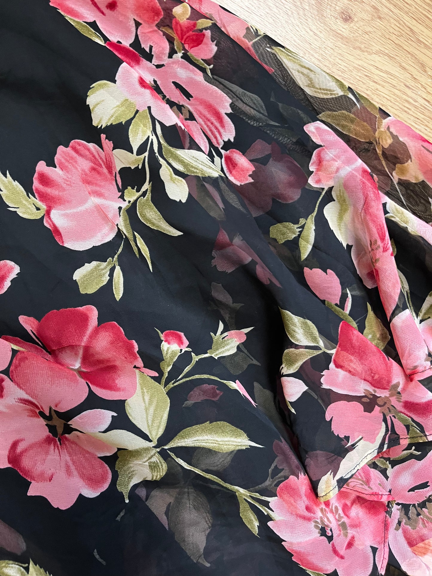 1990s Floral Dress UK 12