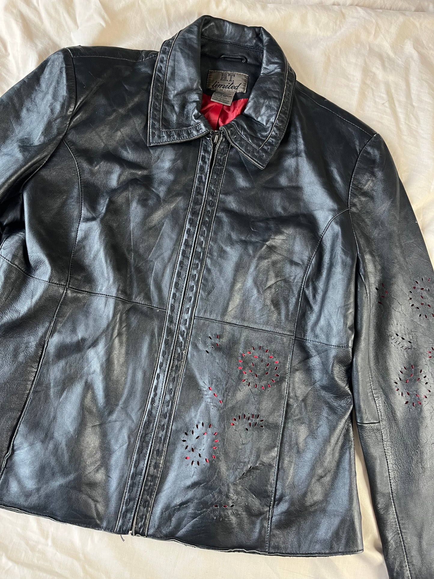 Corina Leather Jacket UK 12-14