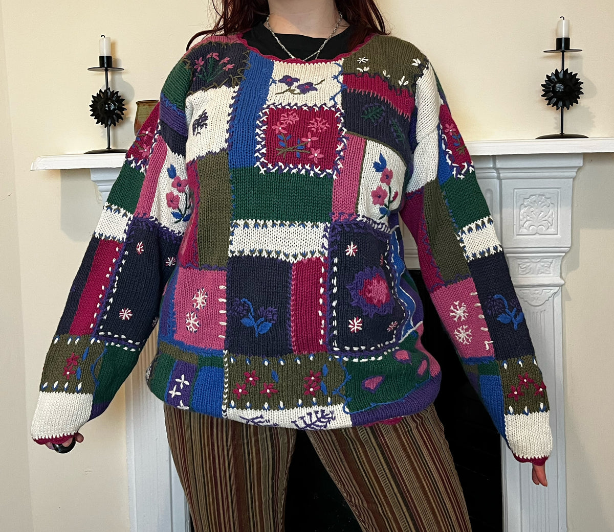 Patchwork Jumper L