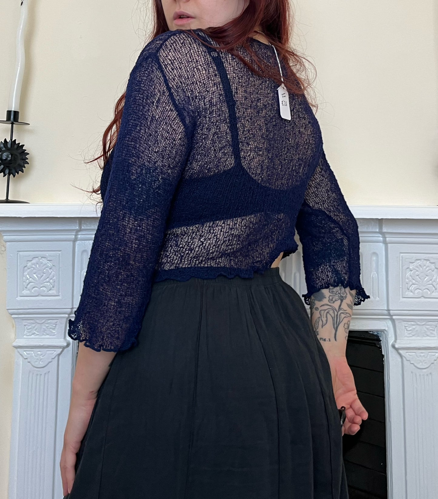 Blue Knit Cardi UK 6-12