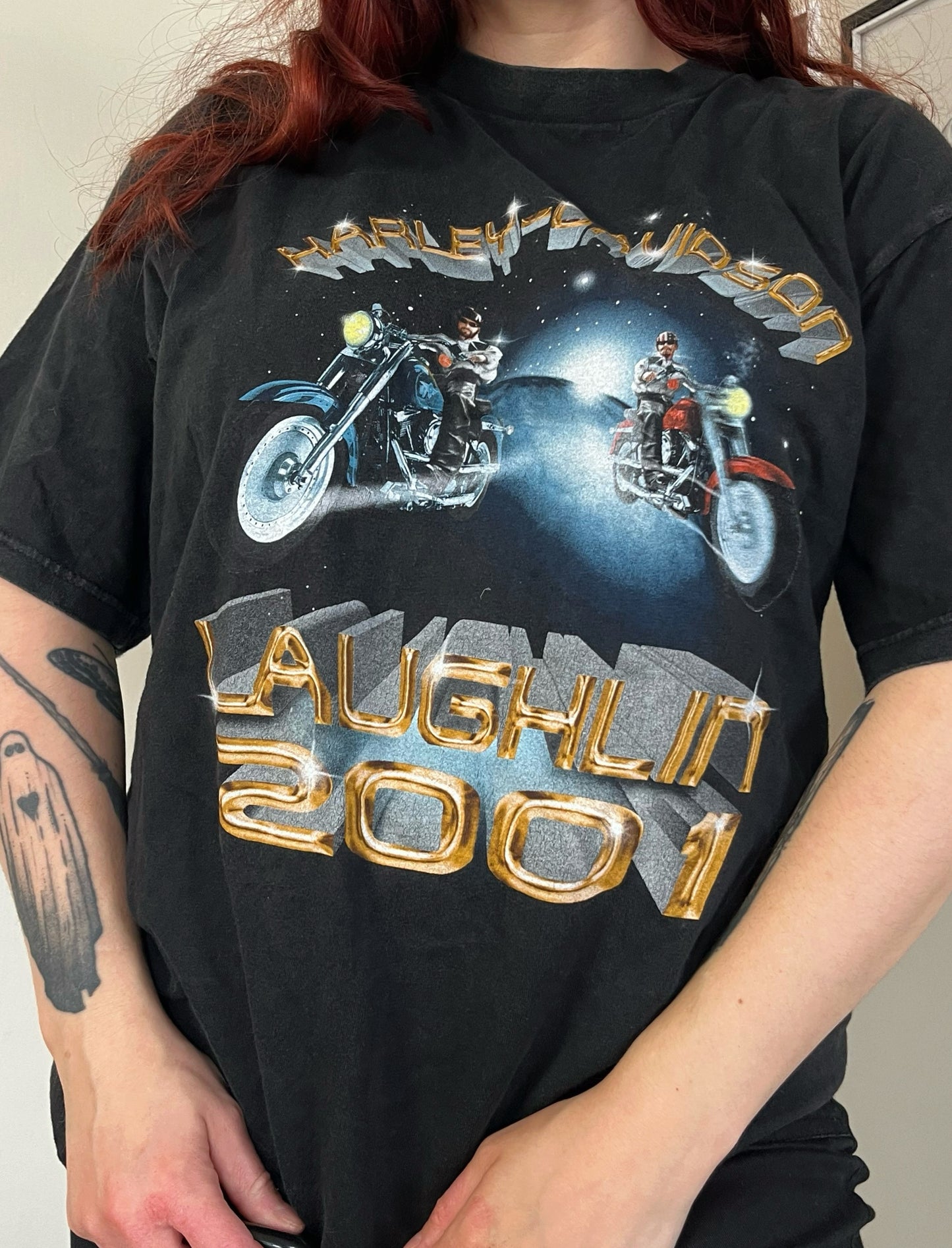 Aisling 00s Harley Davidson Tshirt L