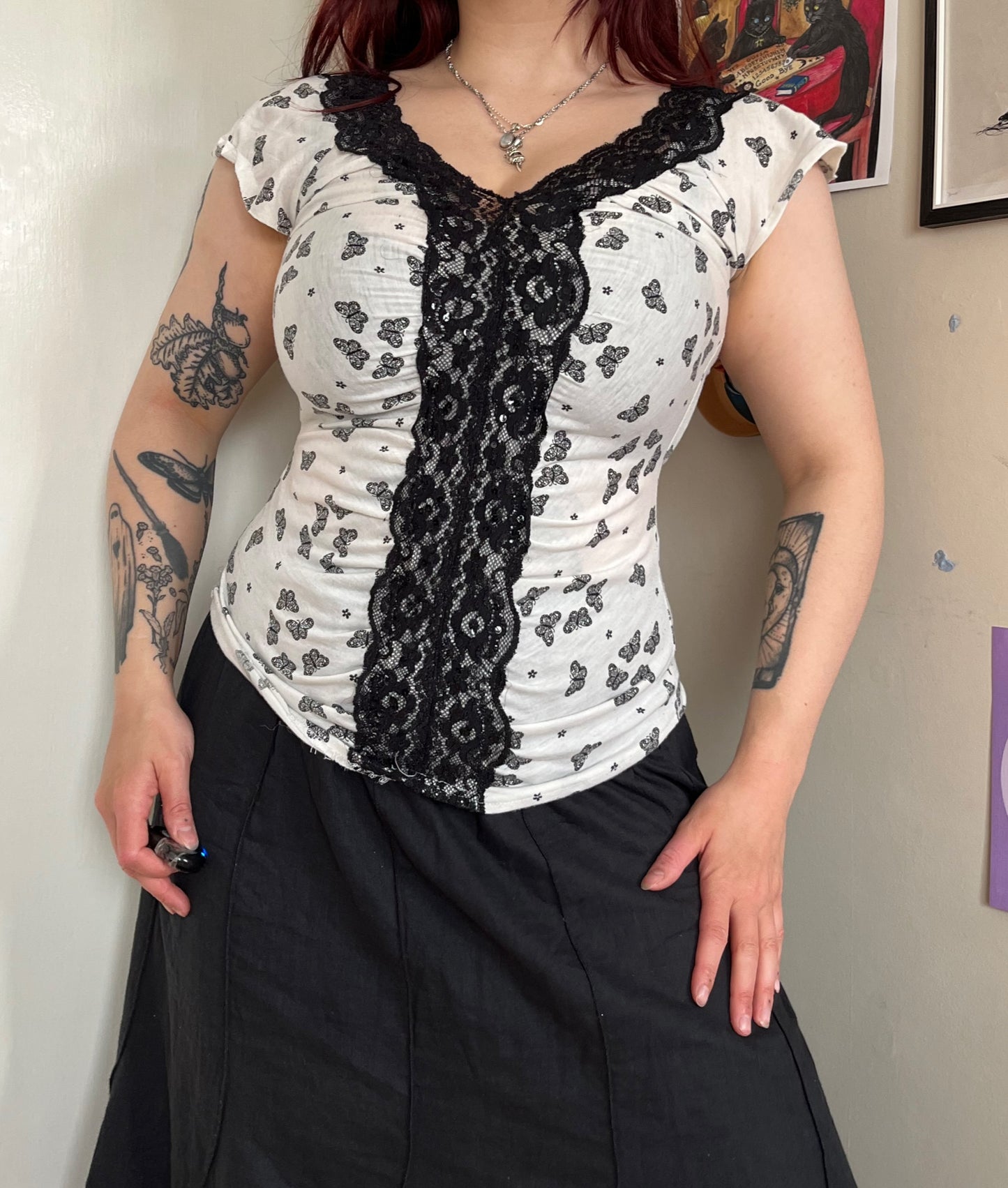 Butterfly New Look Top UK 8-10