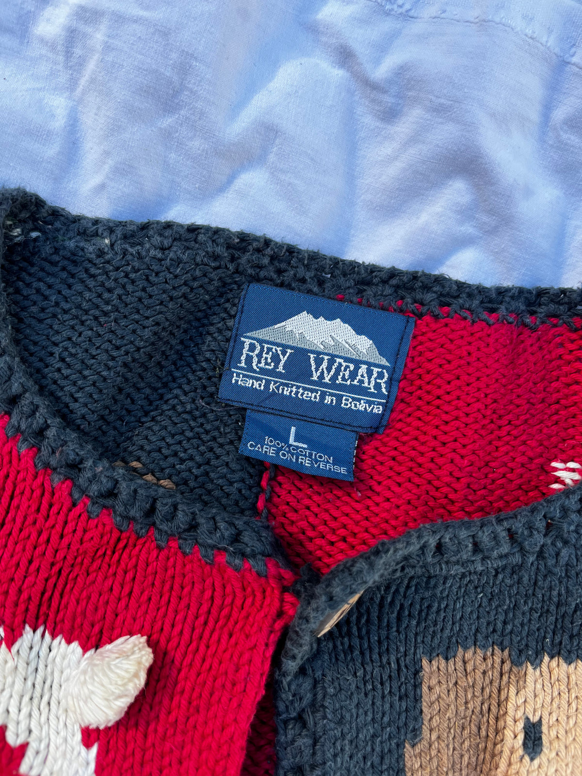 Patchwork Dog Cardigan L