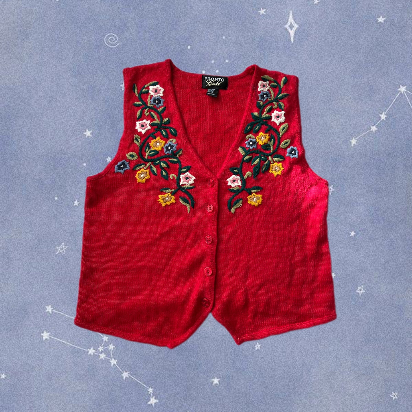 Holly 1990s Sweater Vest UK 4-12/M