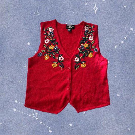 Holly 1990s Sweater Vest UK 4-12/M