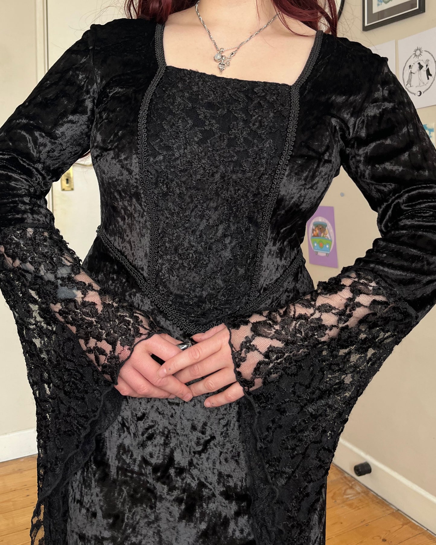 Nomads Velvet Dress UK 10