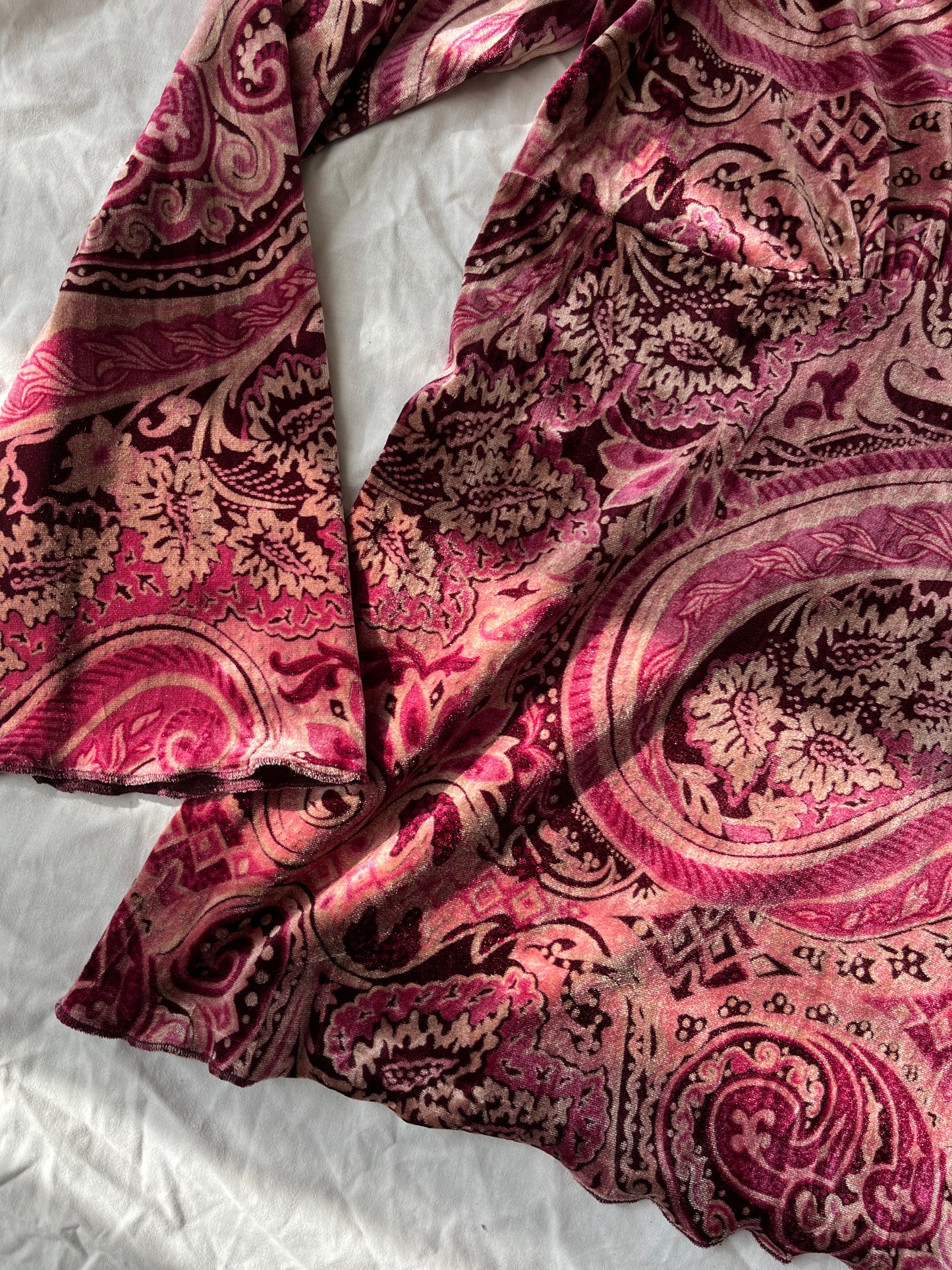 Velvet Paisley Top UK 16