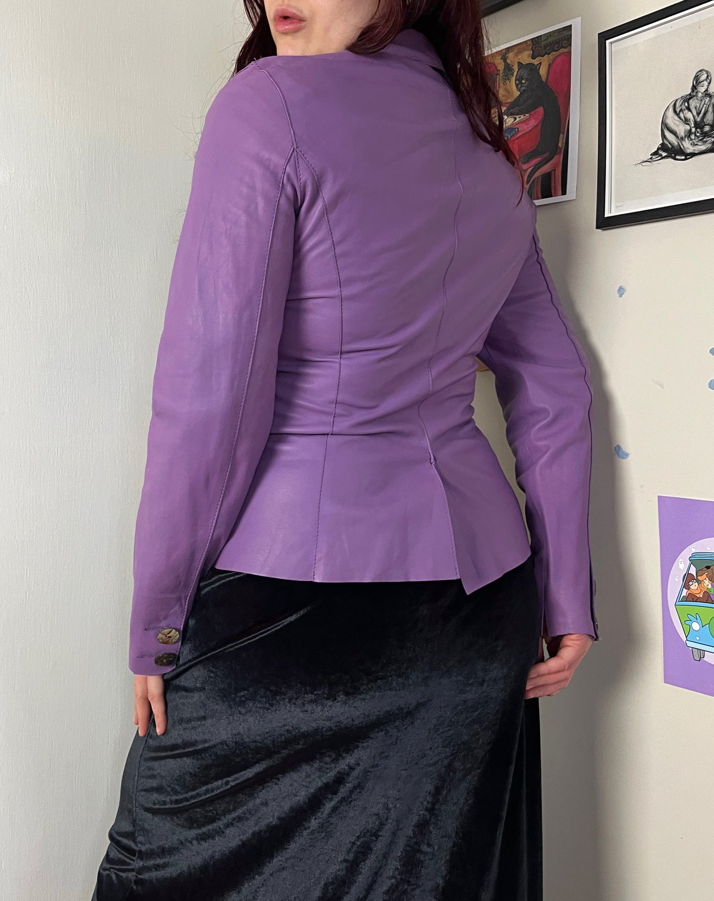 Daphne Leather Jacket UK 10