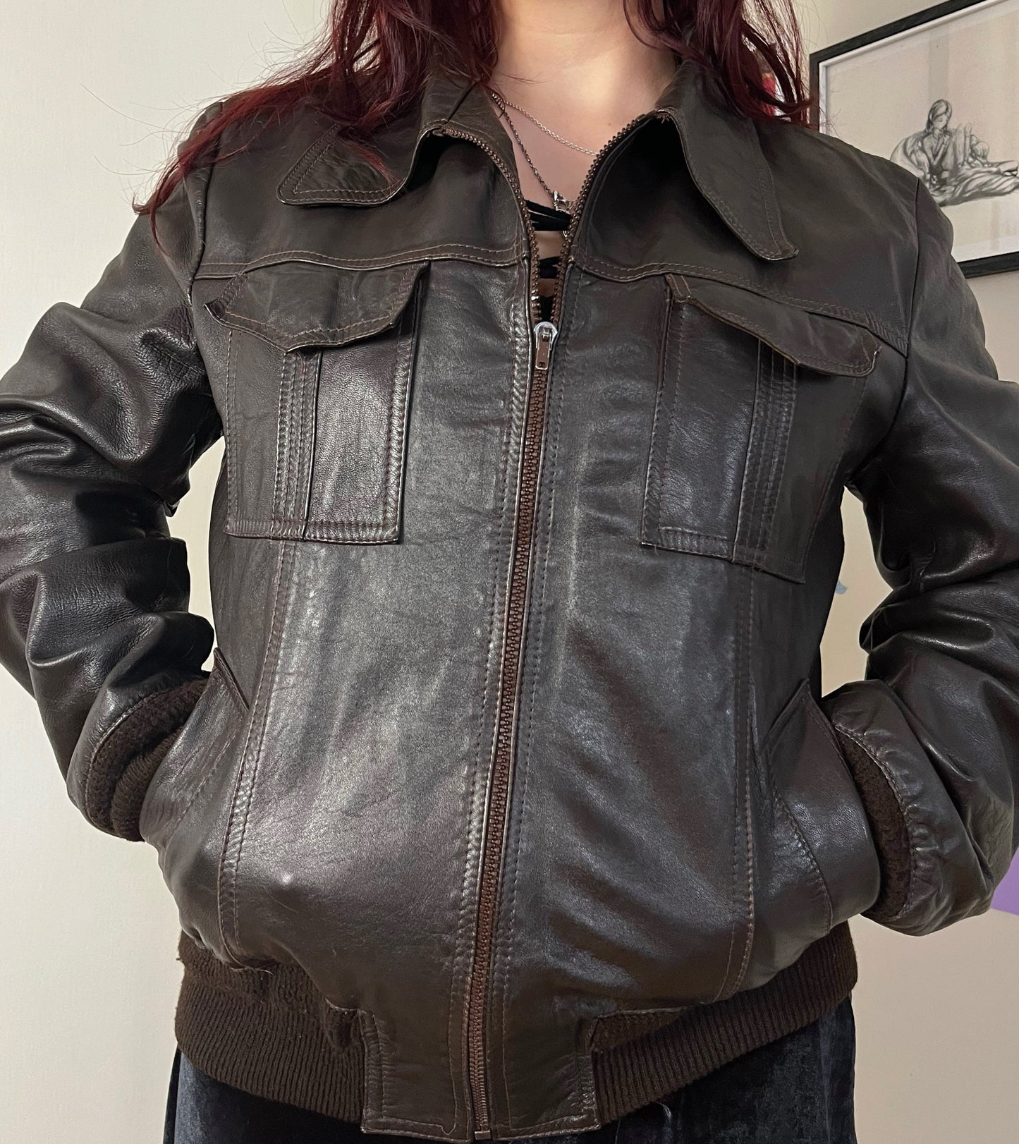 Valerie Leather Jacket M/L