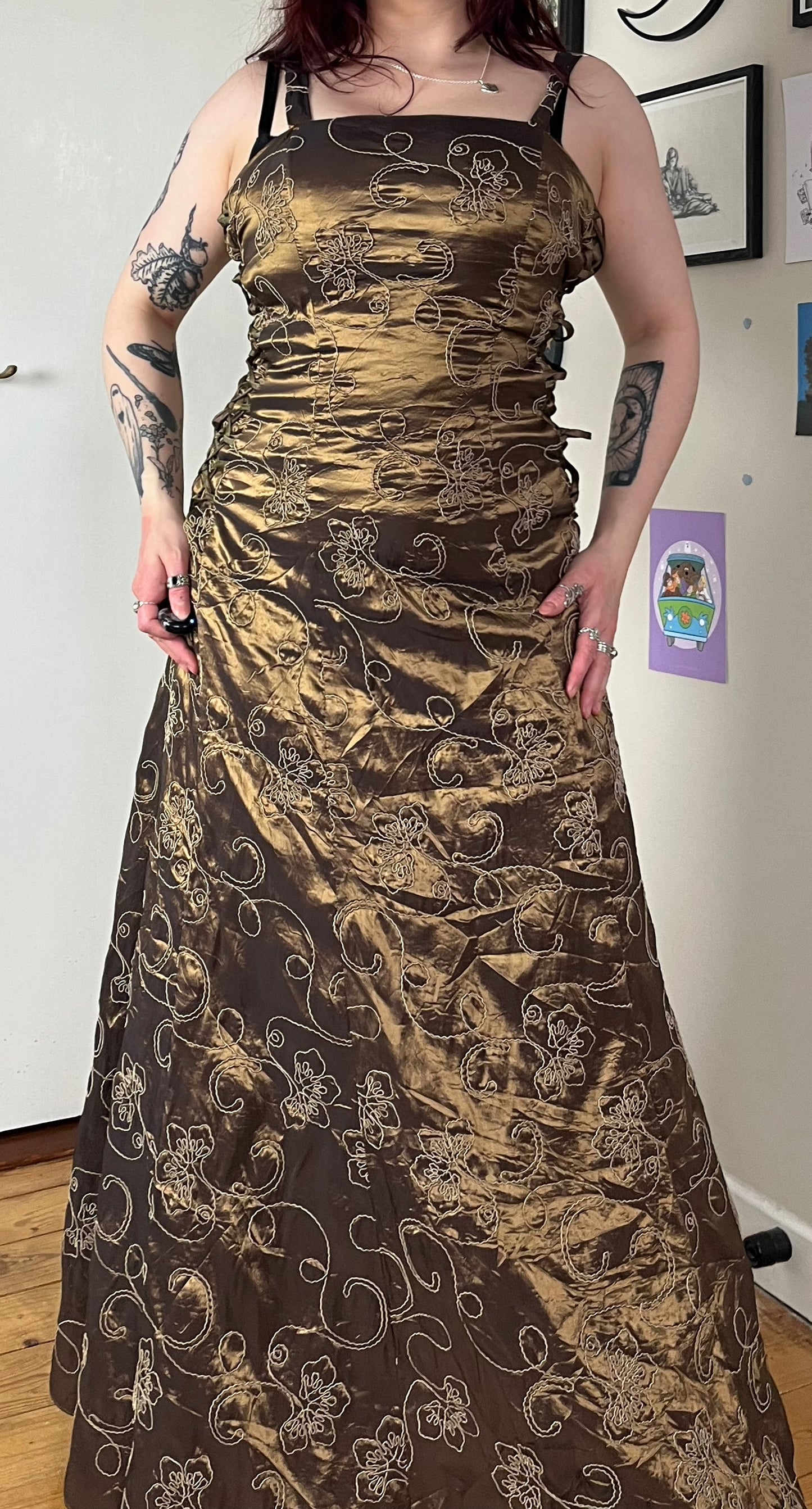 Brown Prom/Evening Dress - UK 8-10