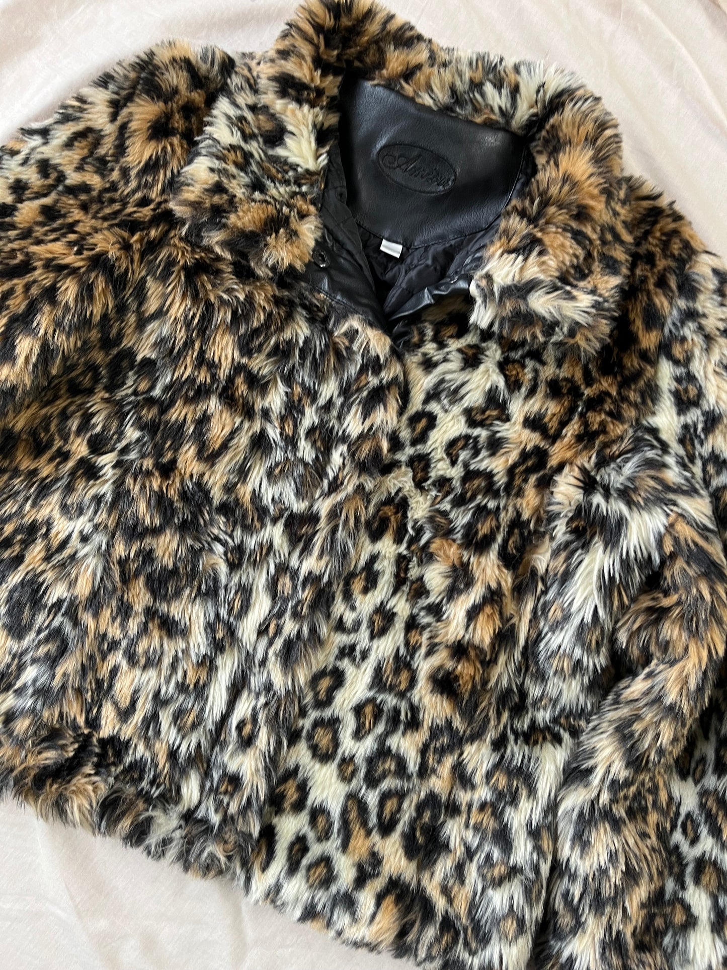Leopard Print Coat UK 12