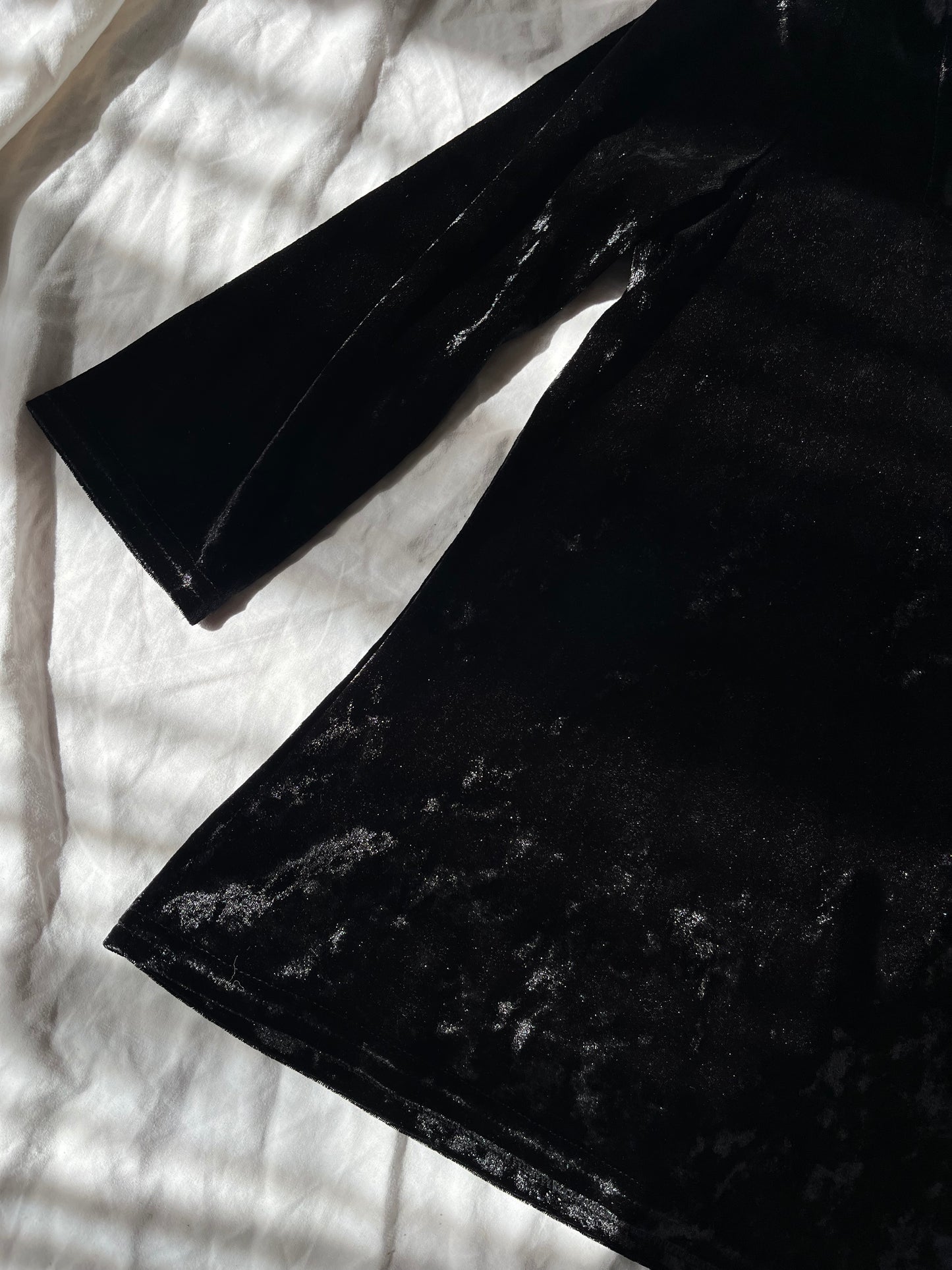 Square Neck Velvet Top UK 10