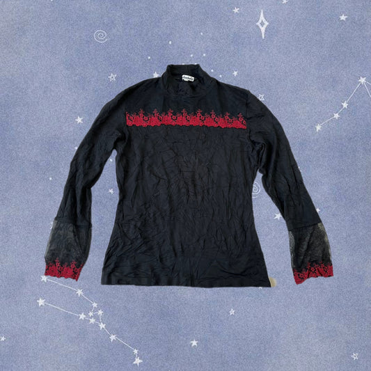 Mall Goth Top UK 8-10