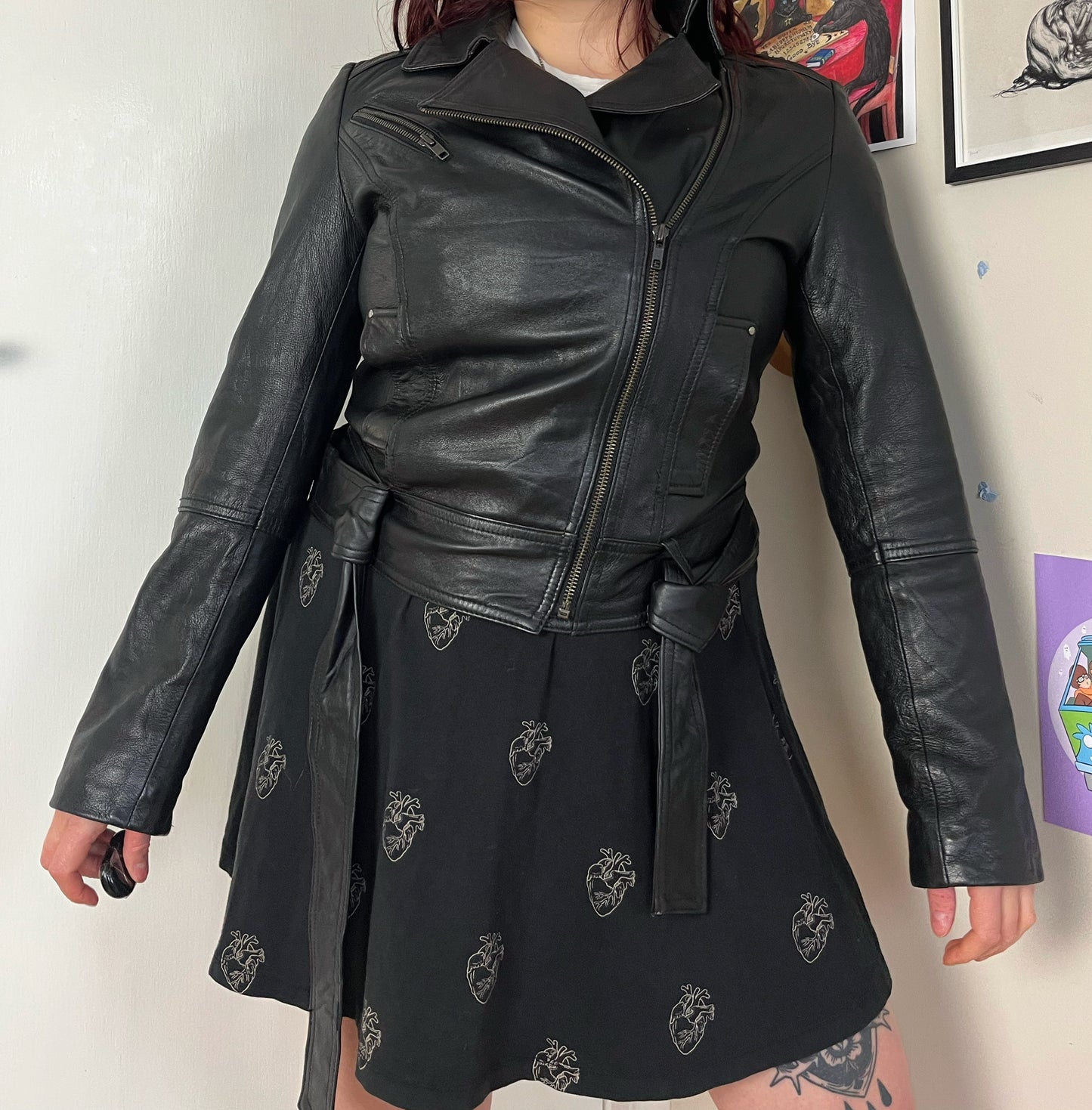 Cornelia Leather Jacket UK 12-14