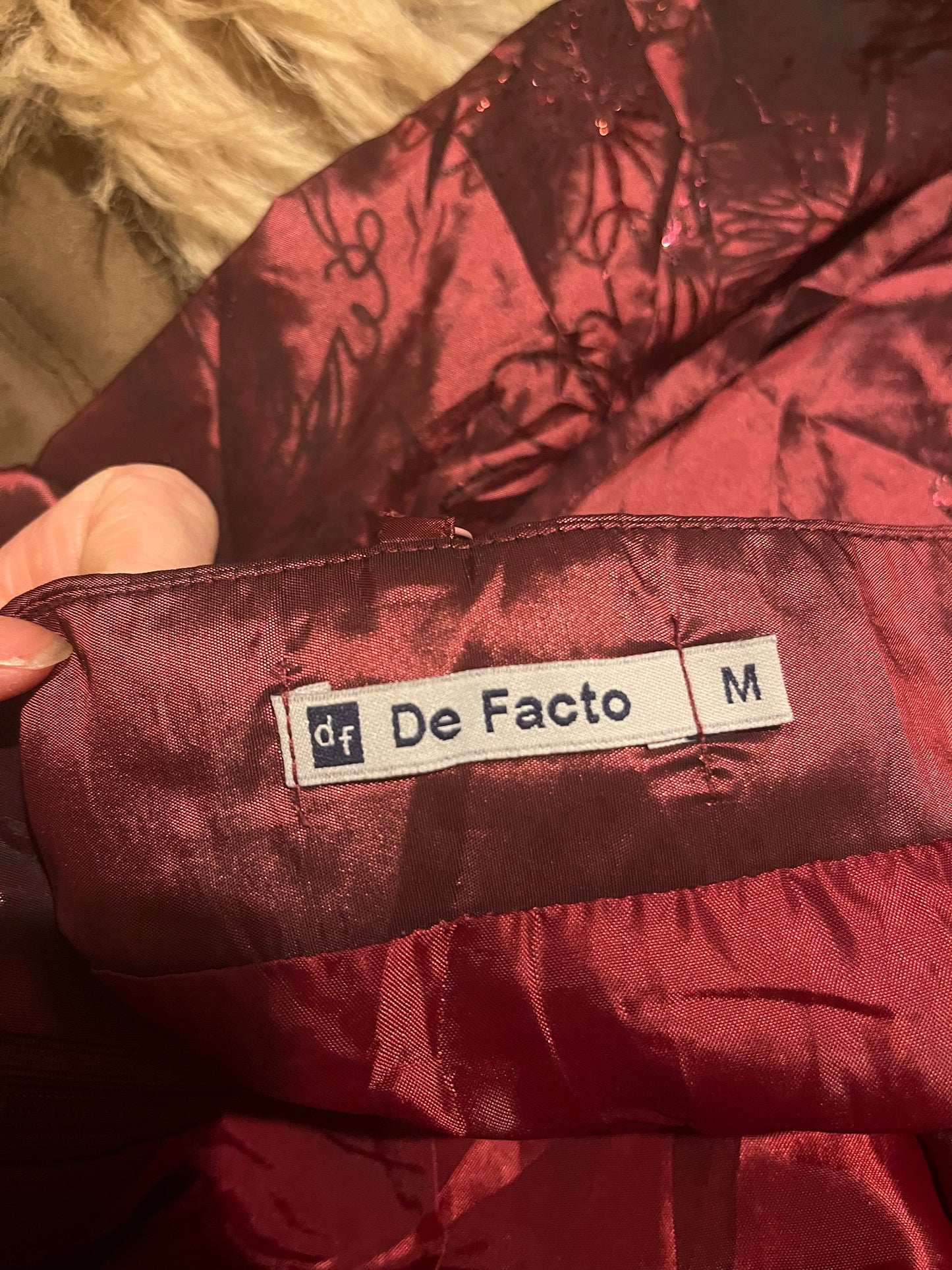 Dark Pink Prom/Evening Dress - UK 8