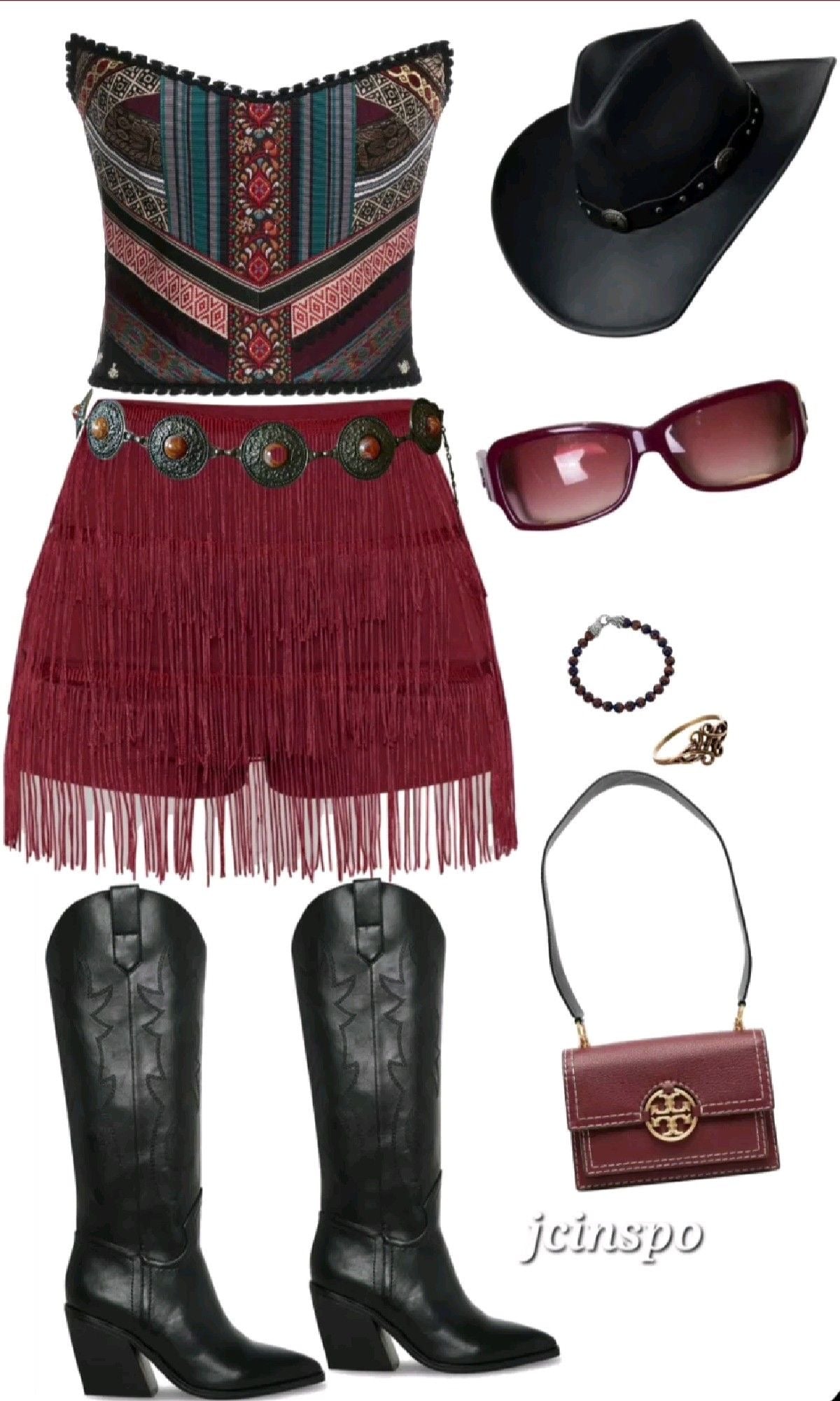 Y2K Western Bundle UK 8-10 - 5 Pieces
