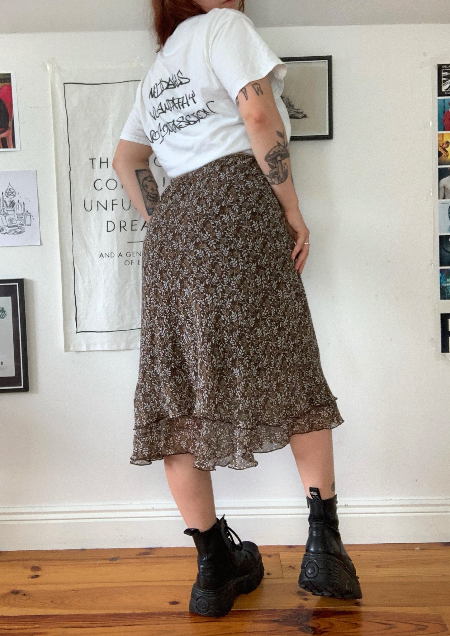 Taylor 90s Mesh Skirt UK 14/16/18