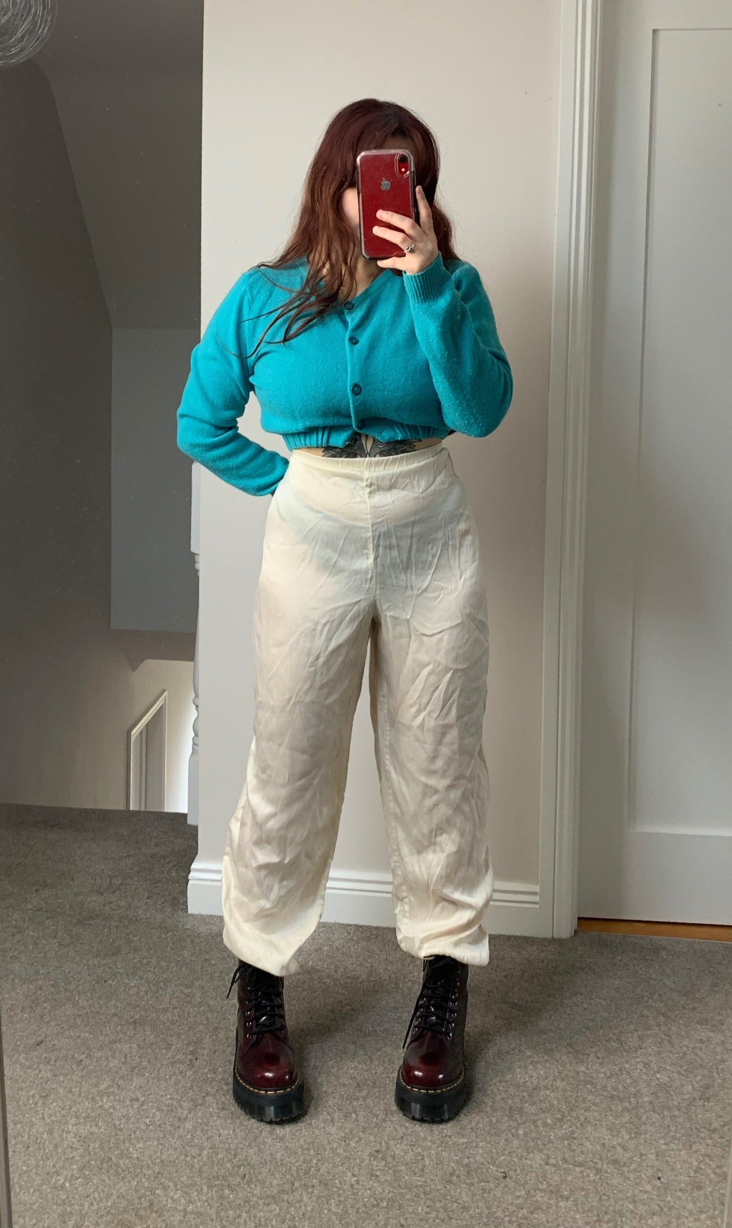 Ava 90s Silk Pants UK 14-18