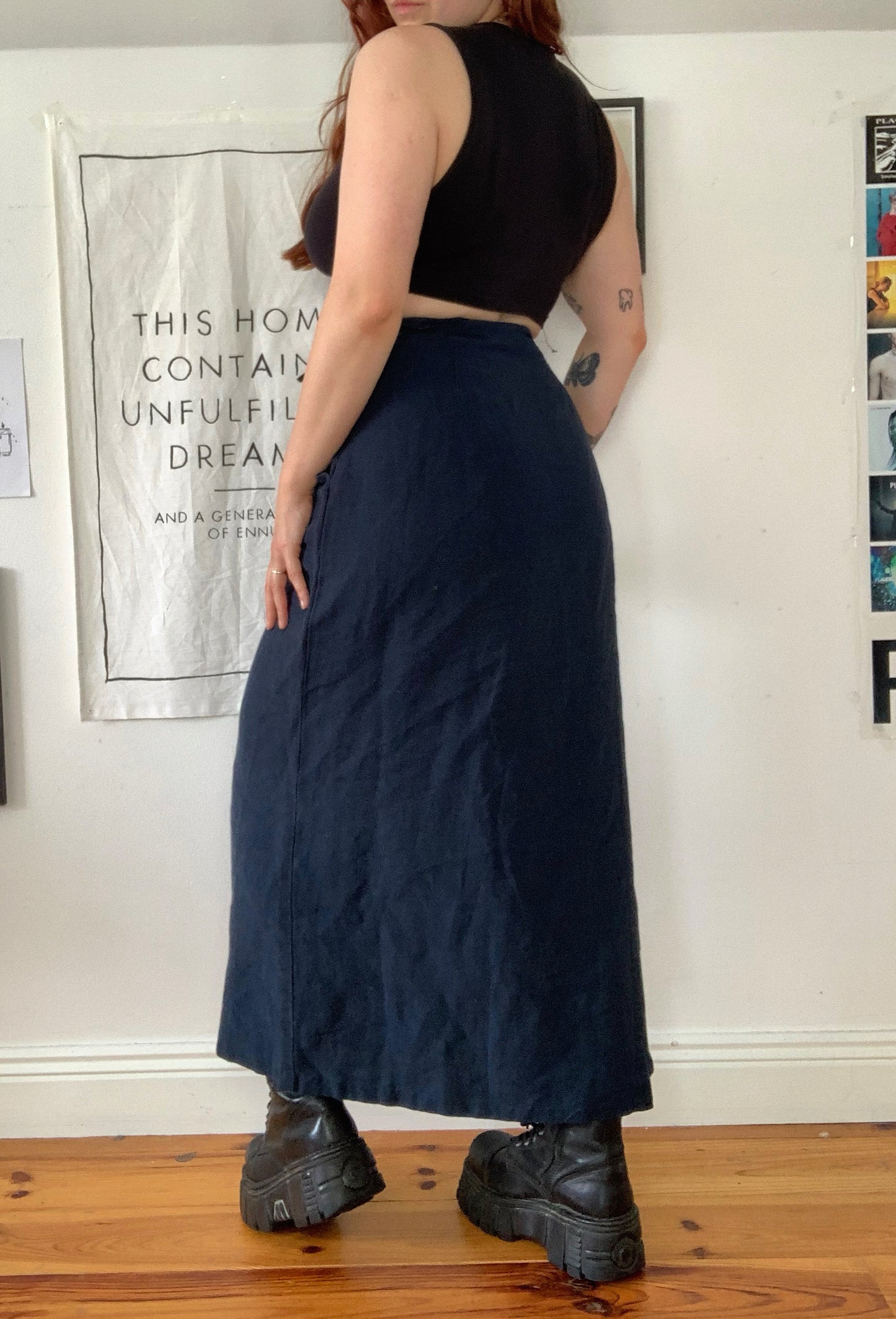 Lottie 90s Maxi Skirt UK 10