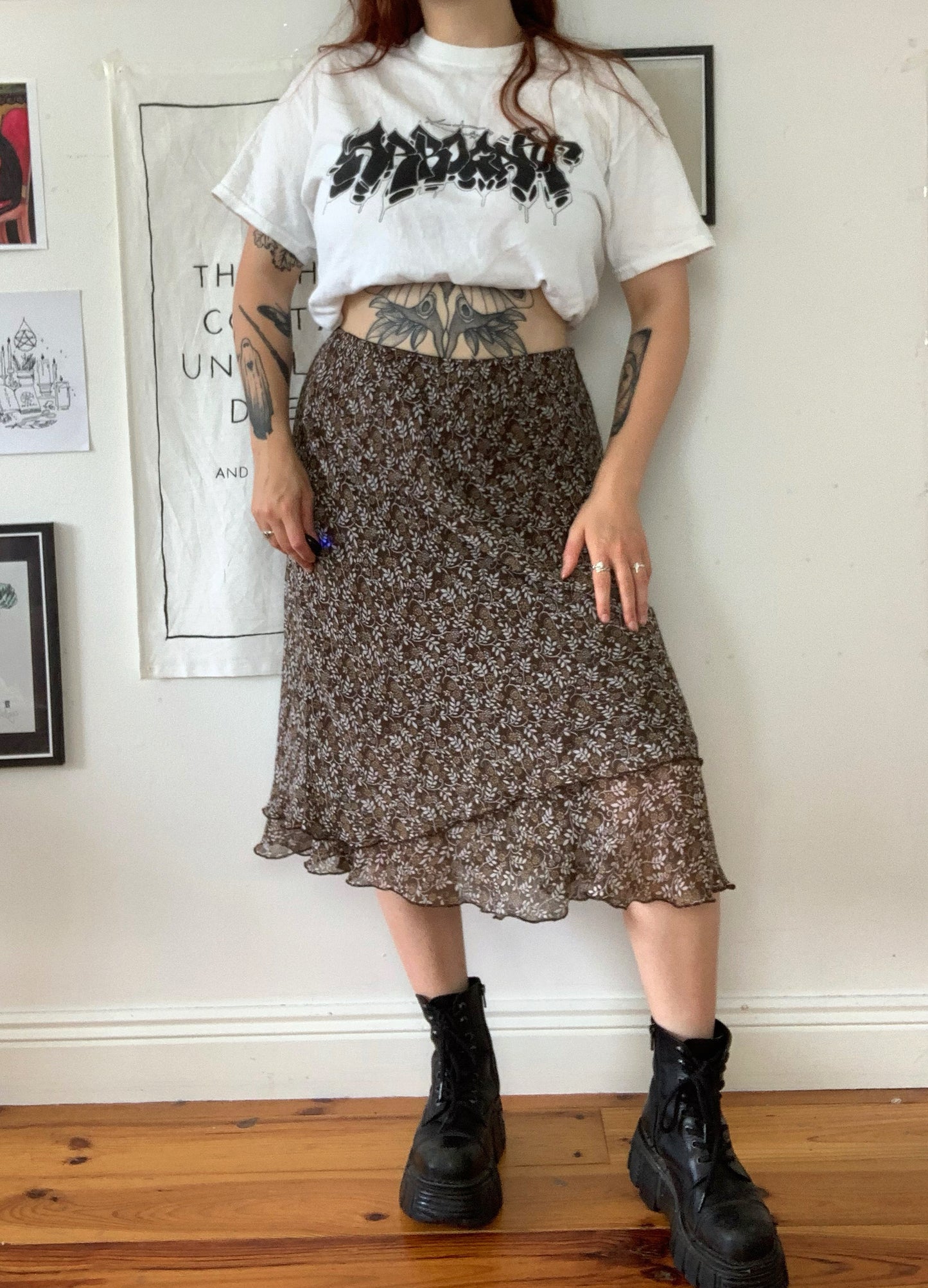 Taylor 90s Mesh Skirt UK 14/16/18