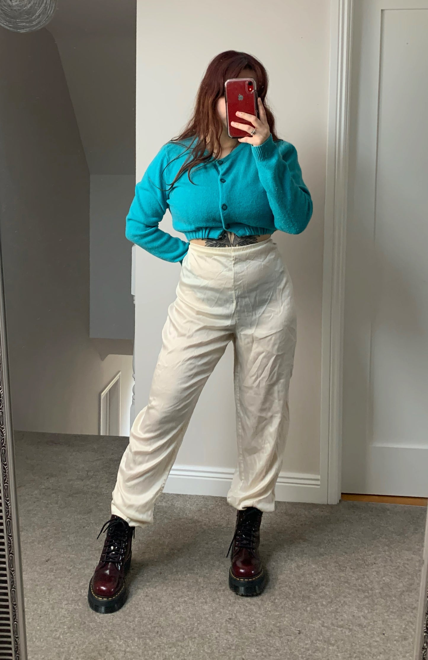 Ava 90s Silk Pants UK 14-18