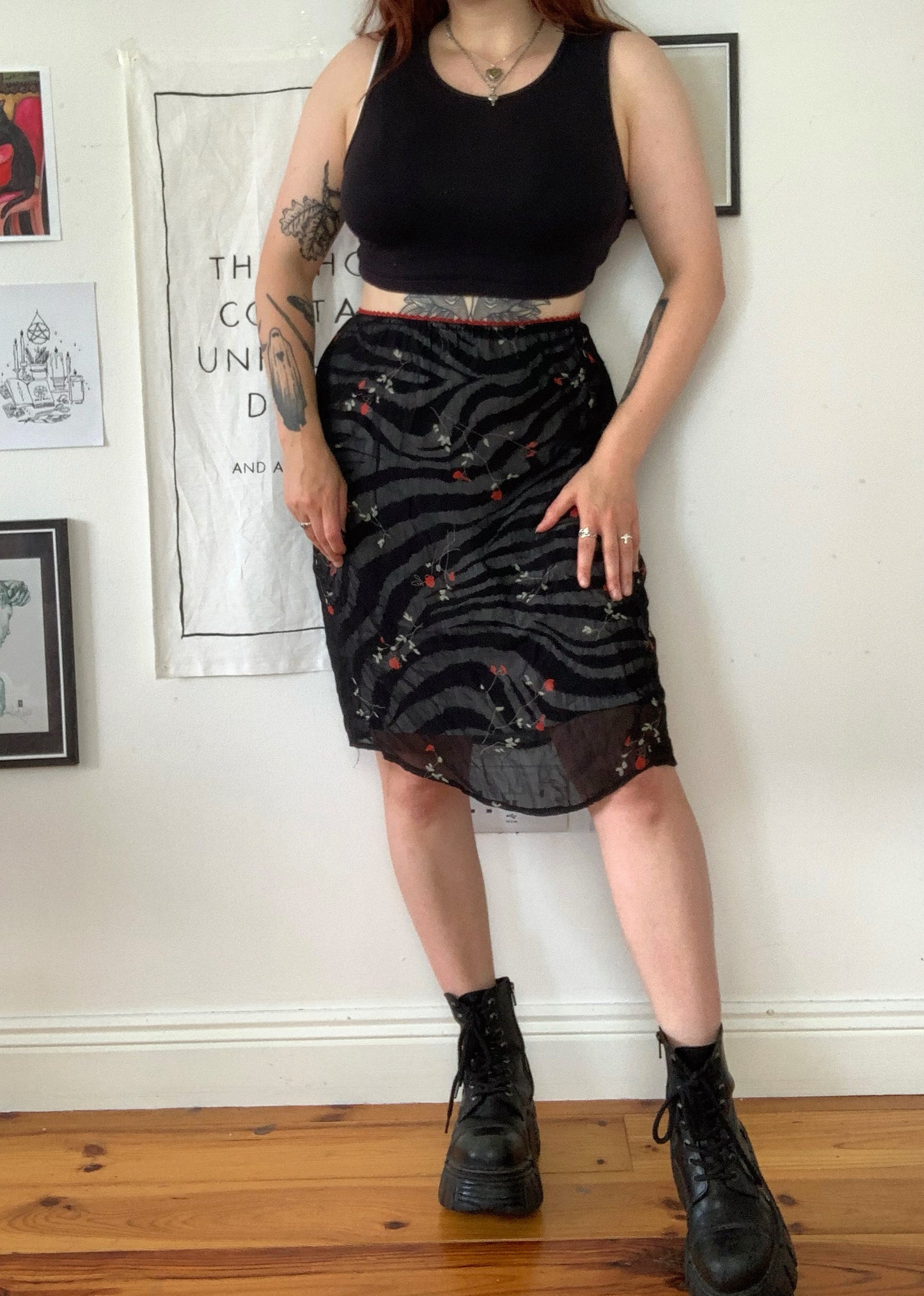 Brittany Y2K Mesh Skirt UK 10/12/14