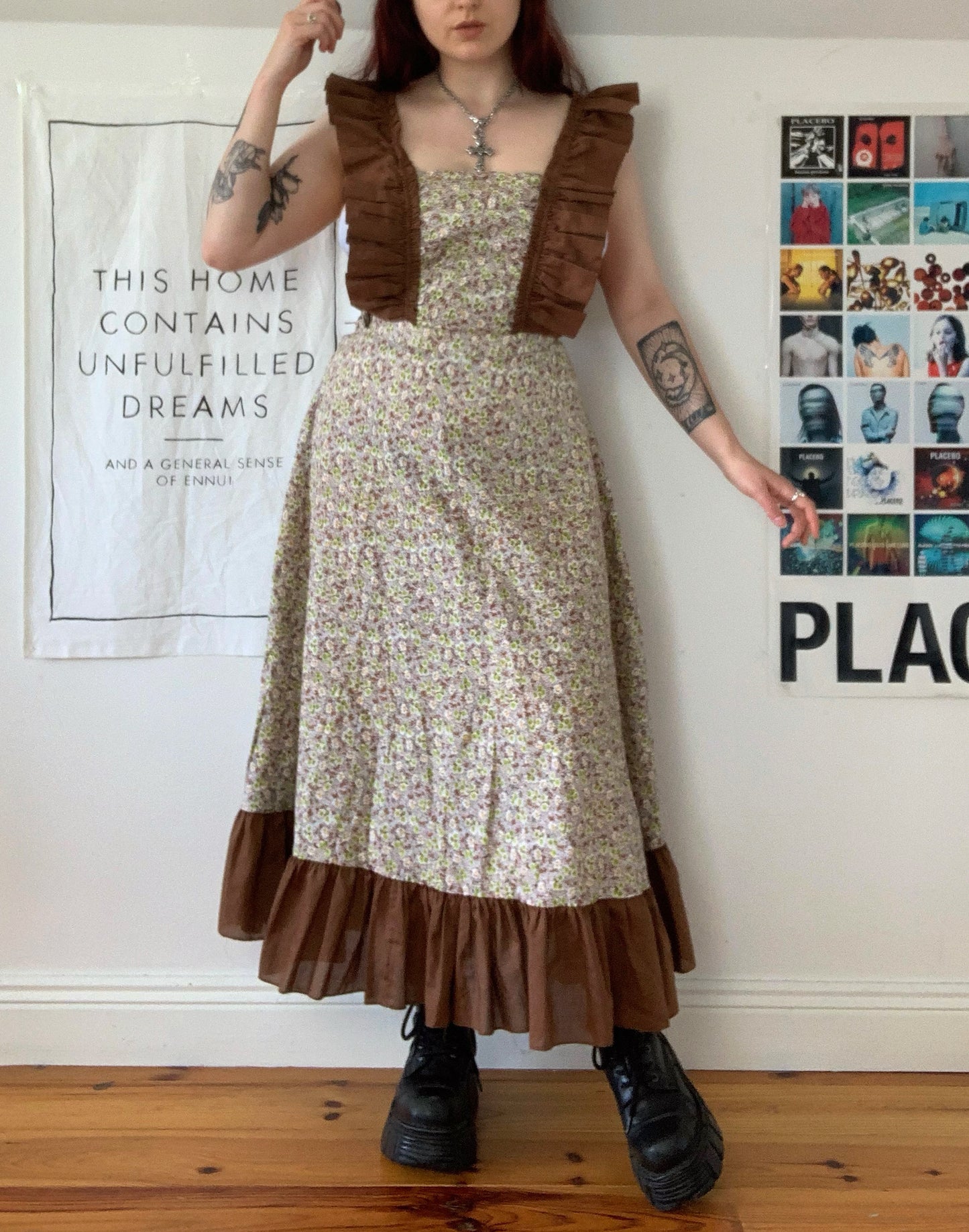 Stella 70s Prairie Dress UK 10