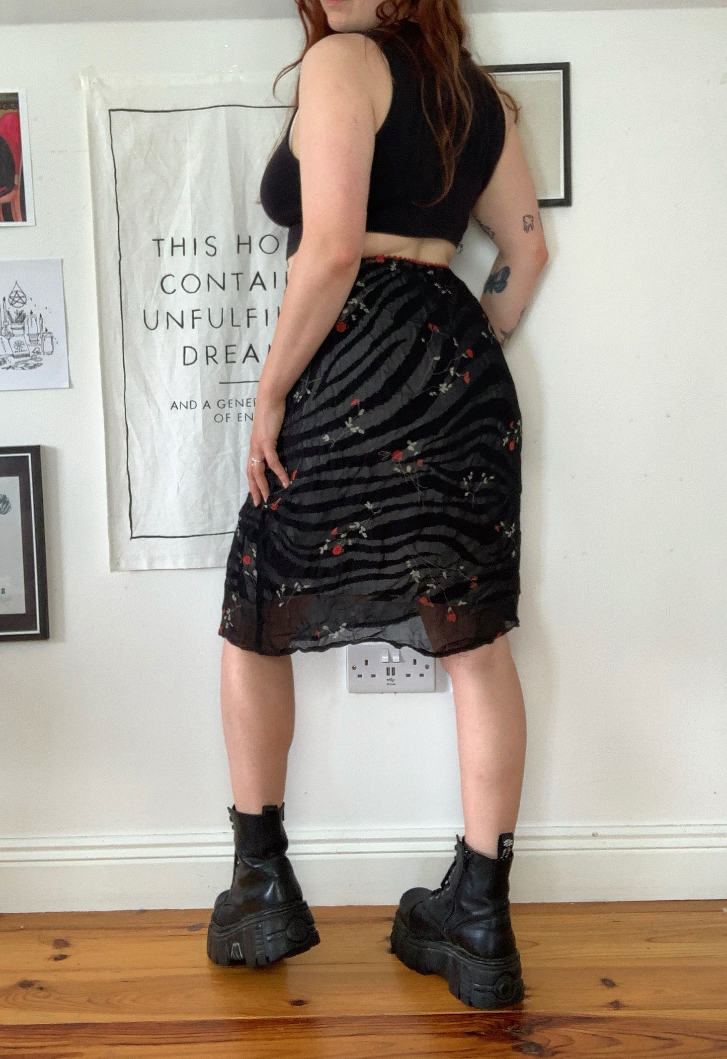 Brittany Y2K Mesh Skirt UK 10/12/14