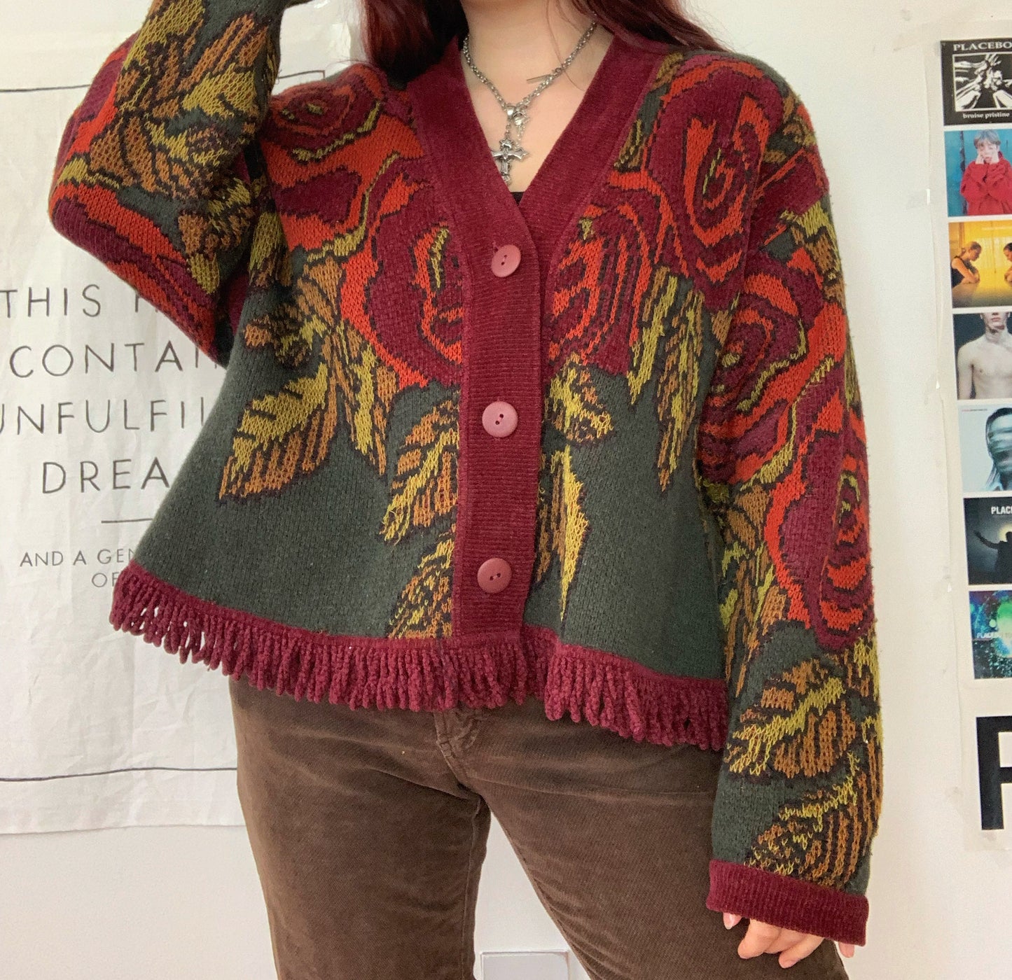 Nina 70s Tapestry Cardigan UK 8-16