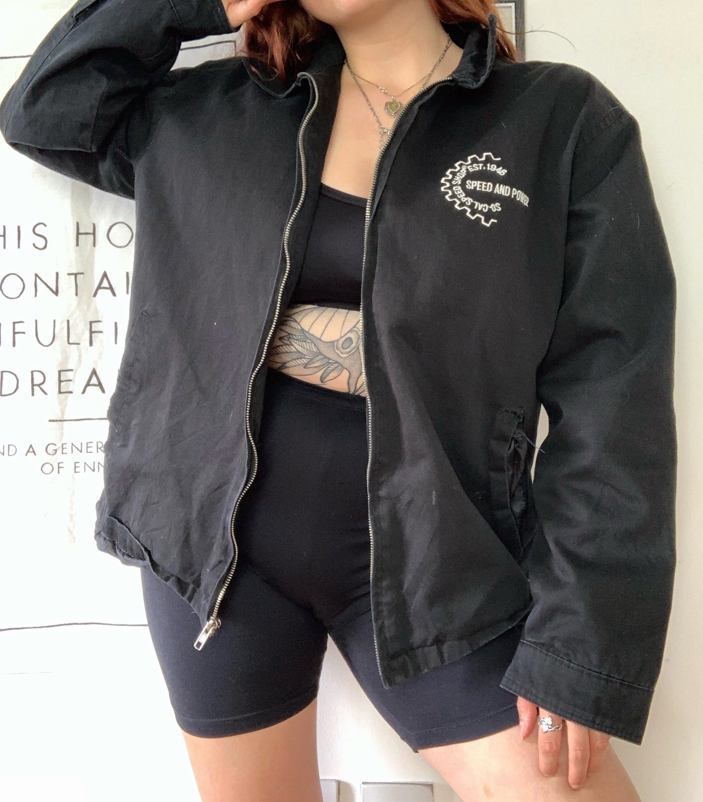 Devon 90s Bomber Jacket UK 8-14/L