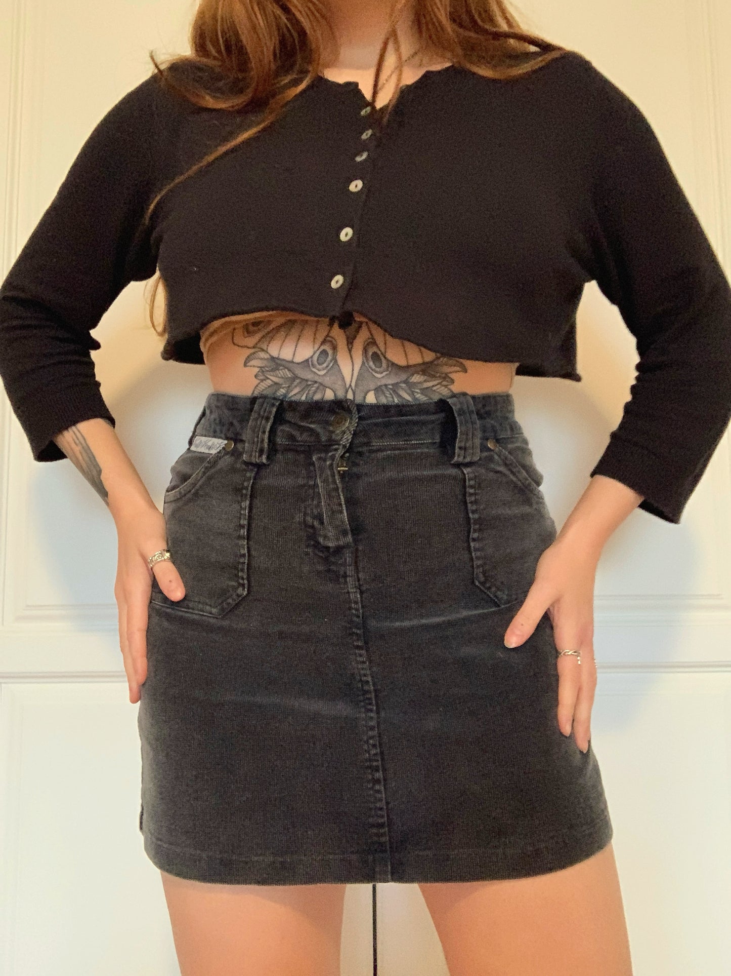 Nadia 90s/Y2K Corduroy Skirt UK 10