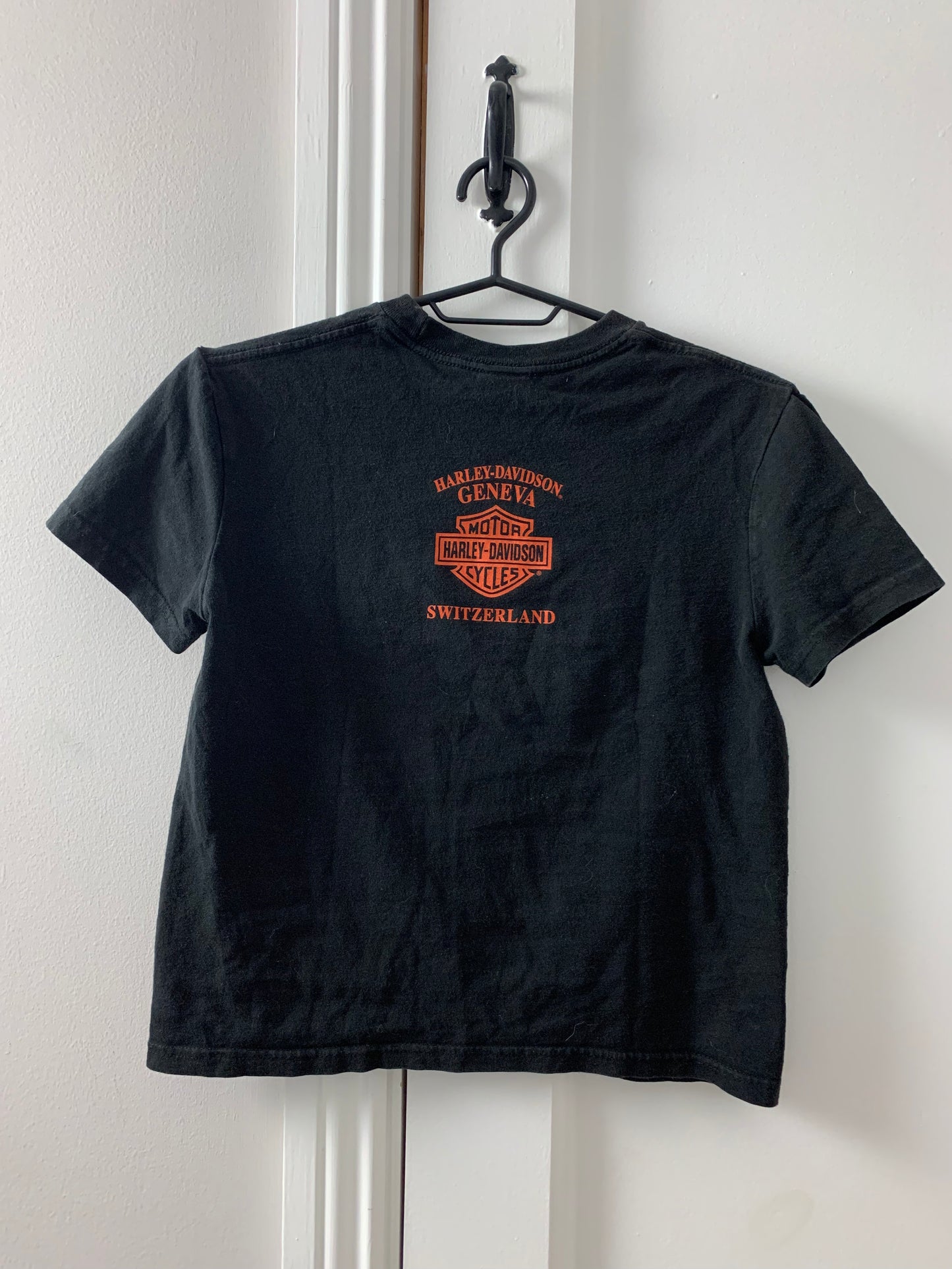 Sara Harley Davidson X Marvel Baby Tee UK 6-10/S