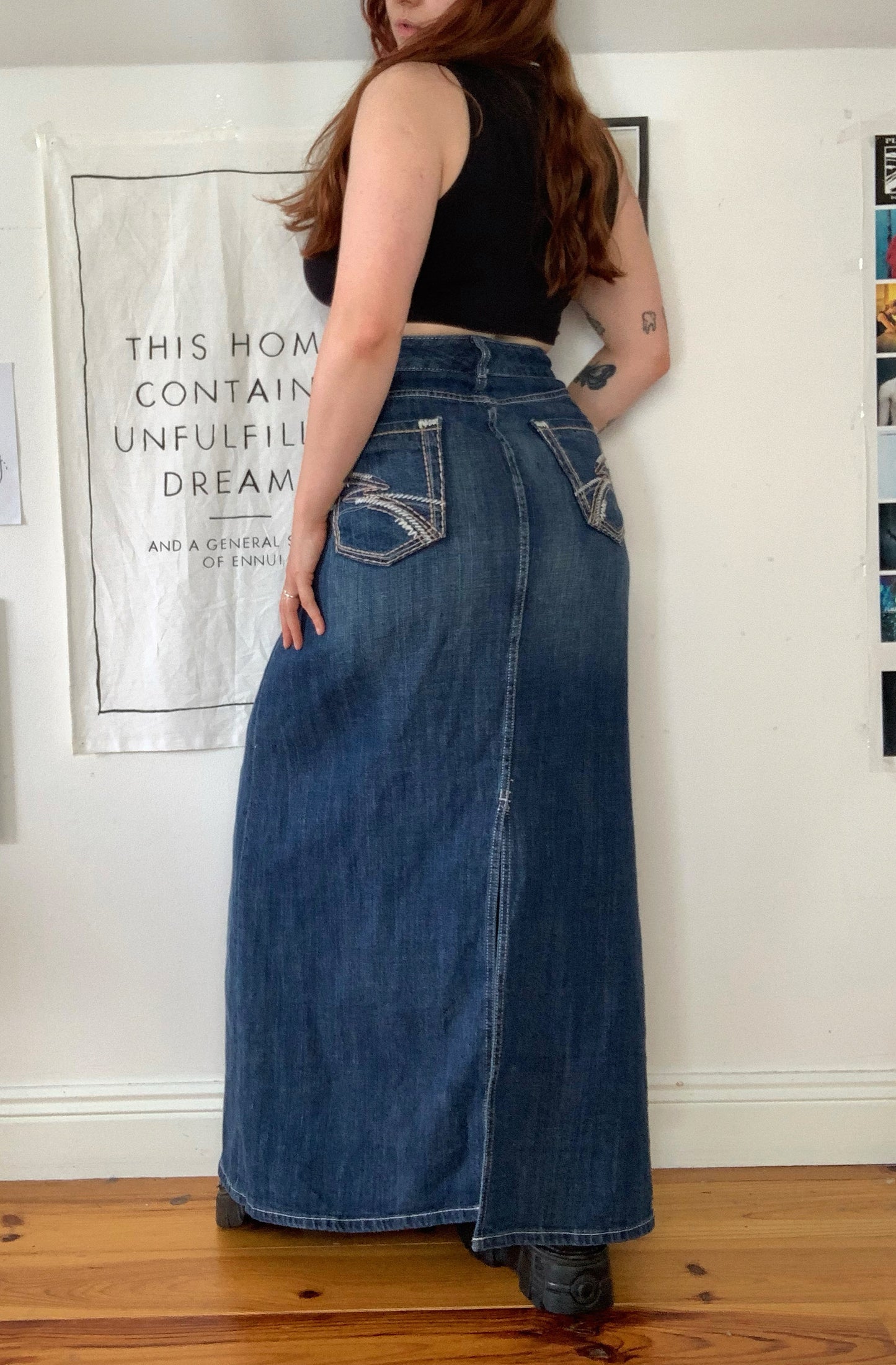 Emily 90s Denim Skirt UK 20/XXL